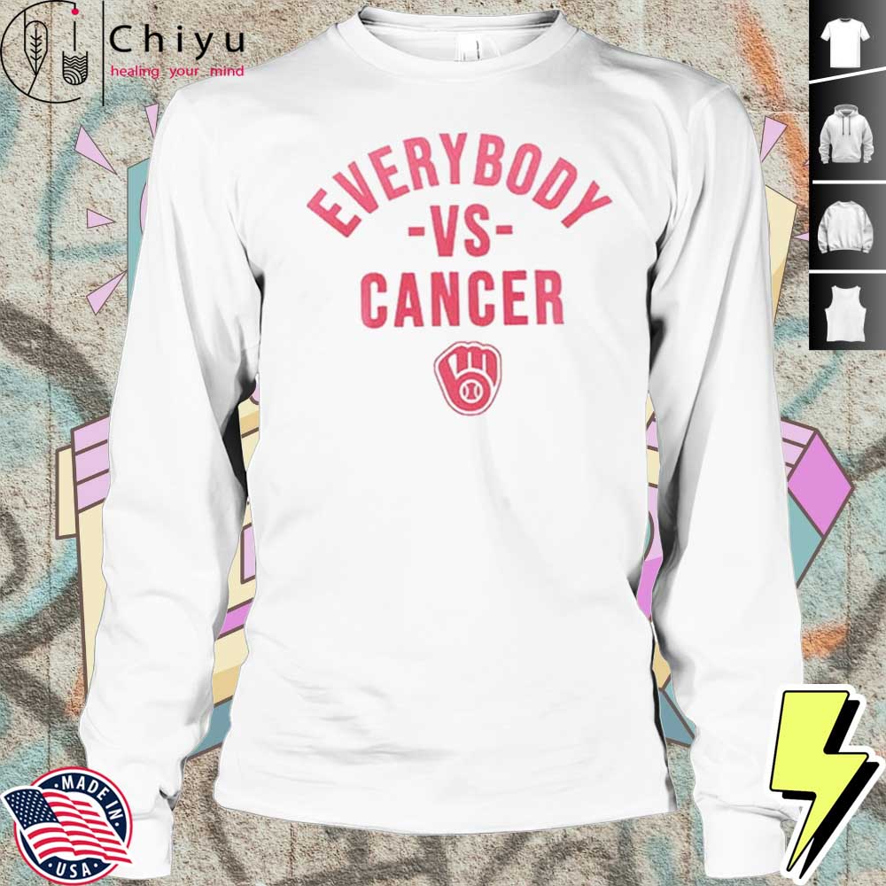 2025 Brewers Everybody Vs Cancer Awareness Day Shirt