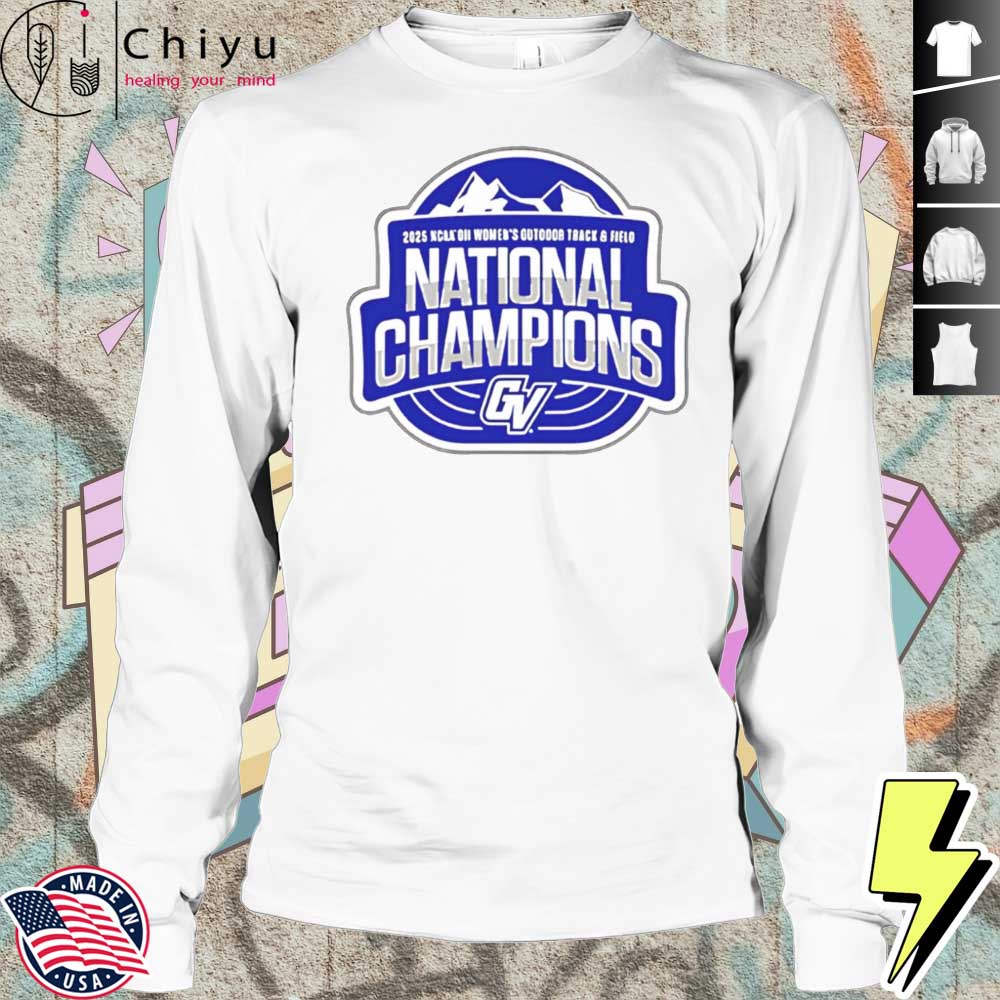 2025 Womens Outdoor Track Field National Champions Logo Shirt