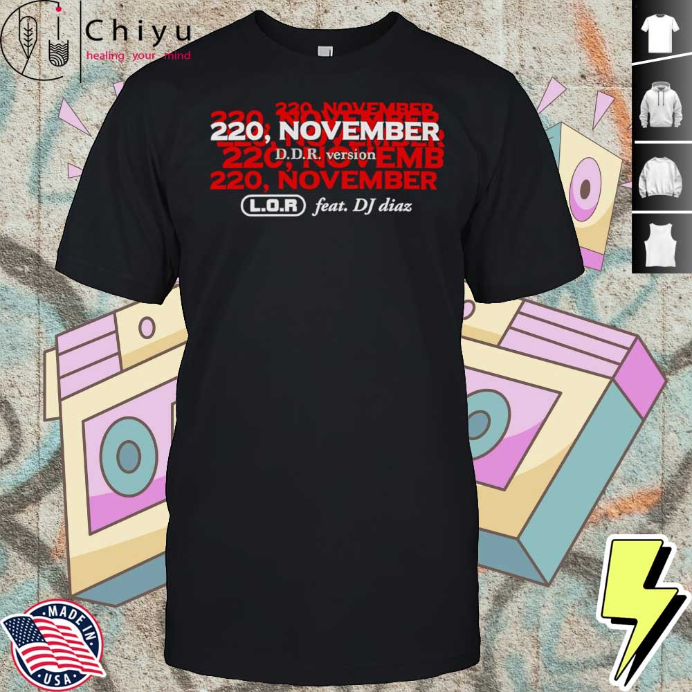 220 November DDR Version Repeat Shirt Hoodie 220 November DDR Version Repeat Shirt Hoodie