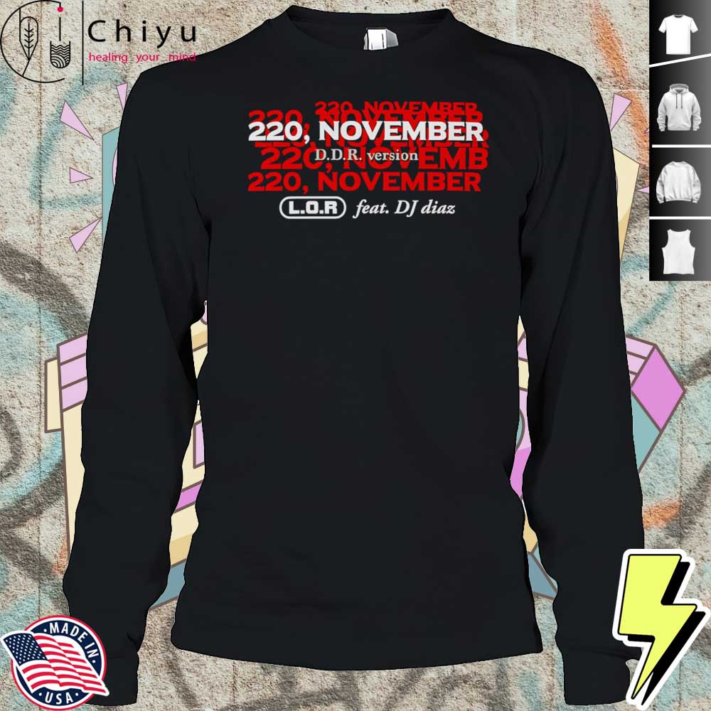 220 November DDR Version Repeat Shirt 220 November DDR Version Repeat Shirt