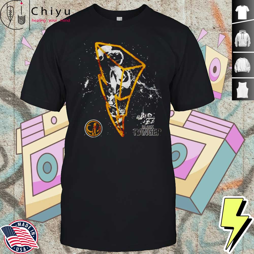 3D Lightning Black Ranger Retro Shirt Hoodie 3D Lightning Black Ranger Retro Shirt Hoodie