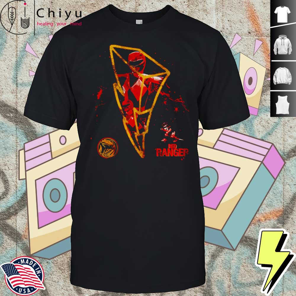 3D Lightning Red Ranger Retro Shirt Hoodie 3D Lightning Red Ranger Retro Shirt Hoodie