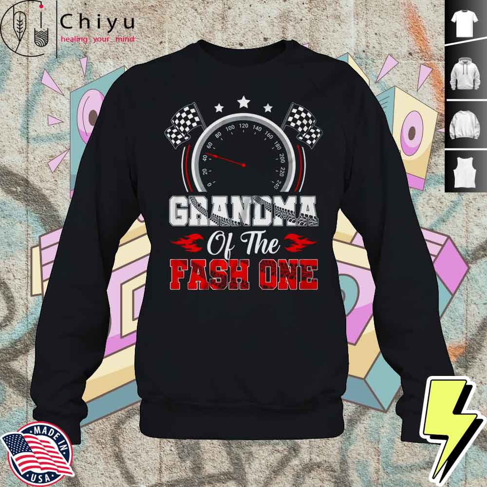 Grandma Of The Fast One 1st Birthday Racing Car Family Shirt 3 Grandma Of The Fast One 1st Birthday Racing Car Family Shirt