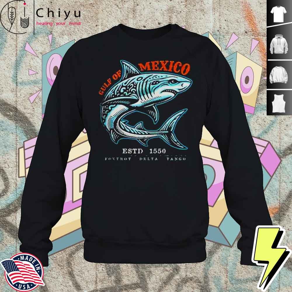 Gulf Of Mexico Foxtrot Delta Tango Tribal Shark Shirt 3 Gulf Of Mexico Foxtrot Delta Tango Tribal Shark Shirt