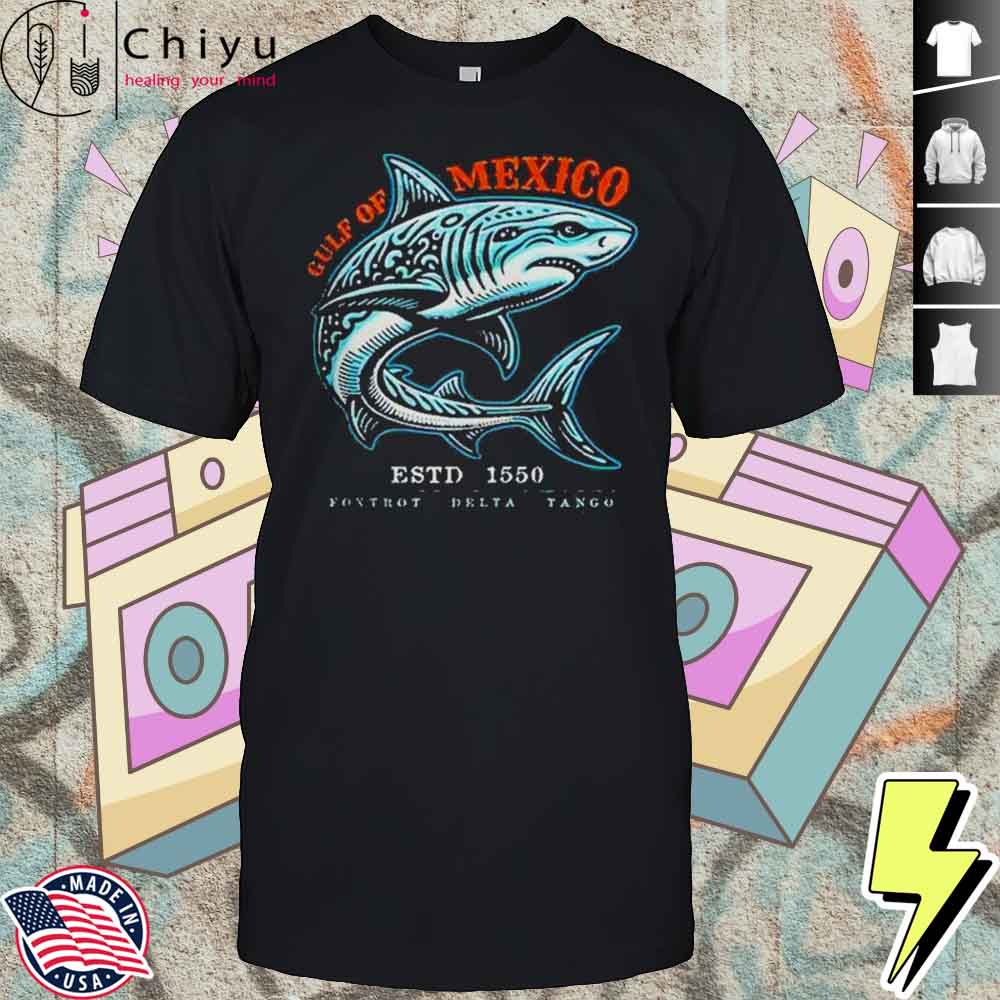 Gulf Of Mexico Foxtrot Delta Tango Tribal Shark Shirt Hoodie Gulf Of Mexico Foxtrot Delta Tango Tribal Shark Shirt Hoodie