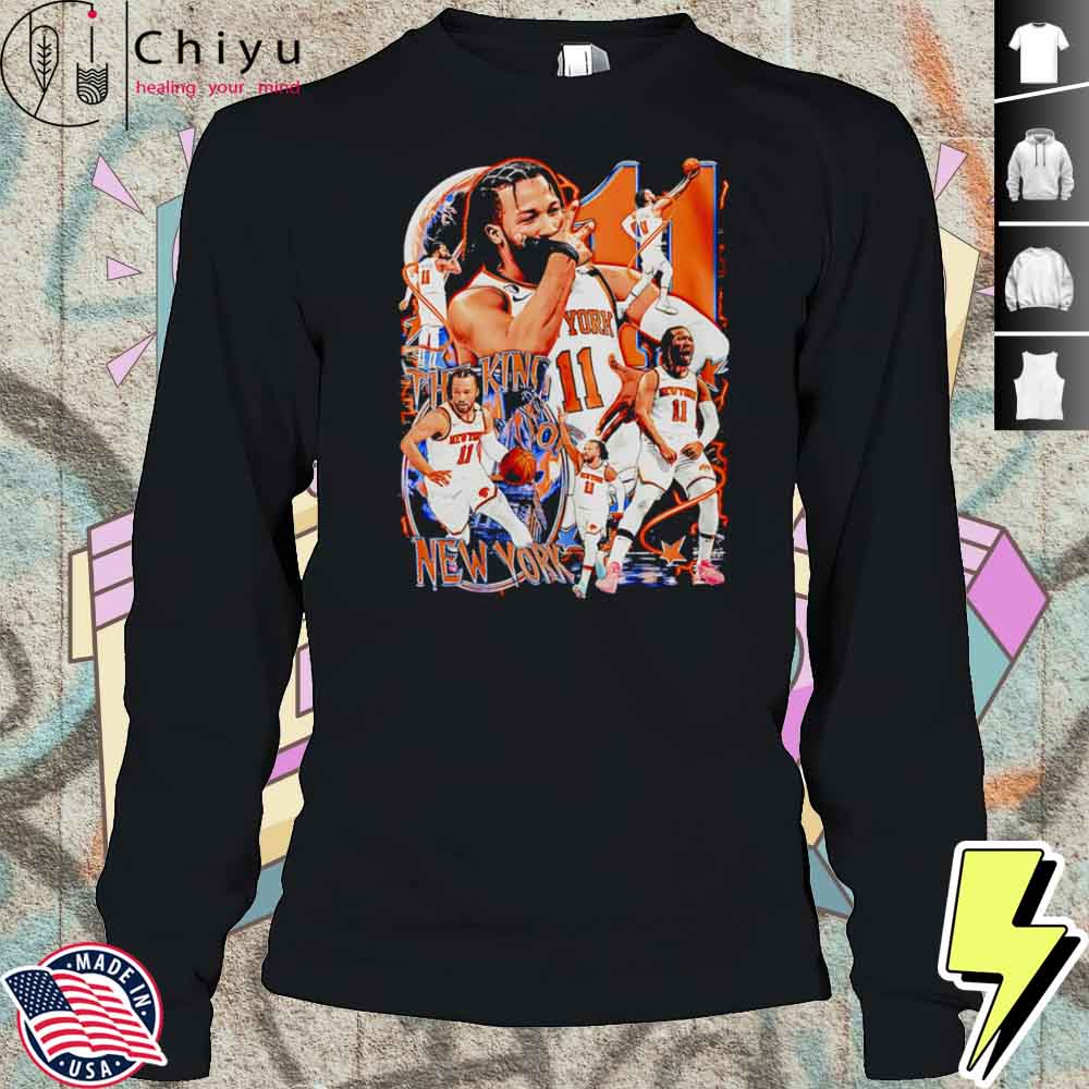 Jalen Brunson Number 11 King New York Graphic Vintage Shirt