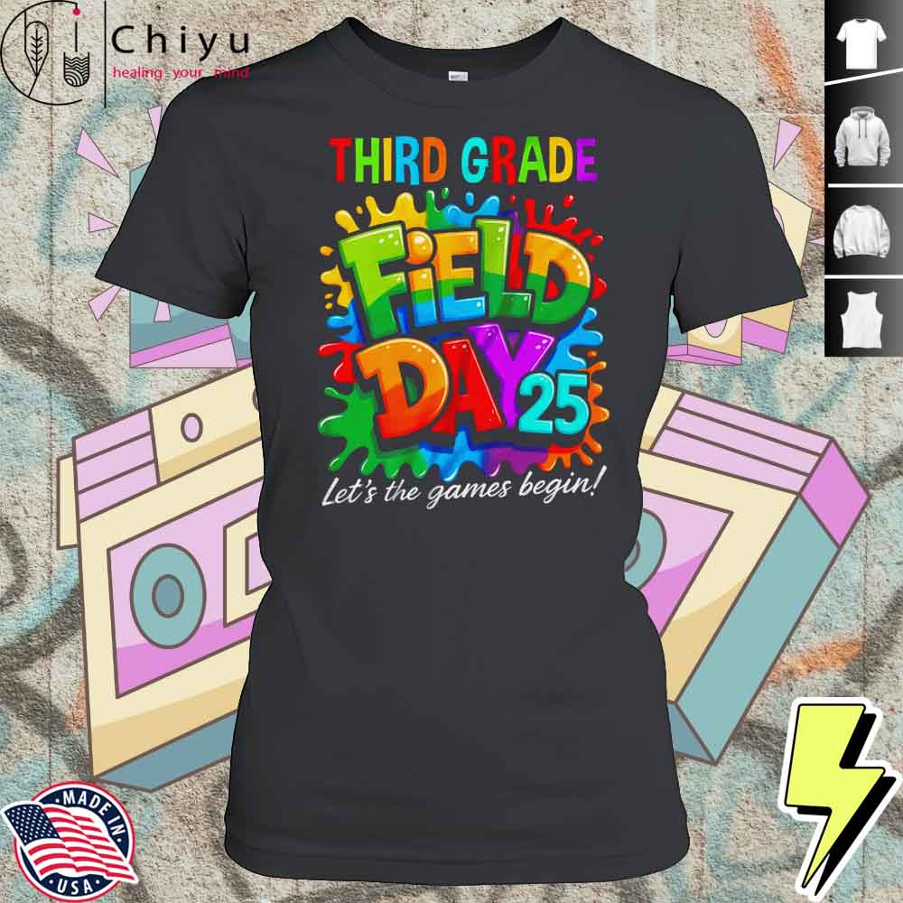 Let The Games Begin 4th Fourth Grade Field Day Teacher Kid Shirt 4 Let The Games Begin 4th Fourth Grade Field Day Teacher Kid Shirt