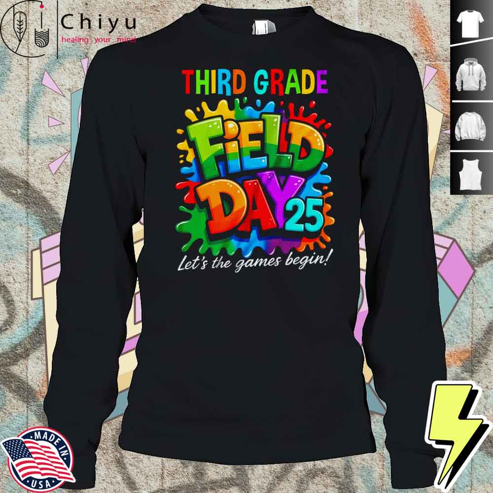 Let The Games Begin 4th Fourth Grade Field Day Teacher Kid Shirt Let The Games Begin 4th Fourth Grade Field Day Teacher Kid Shirt