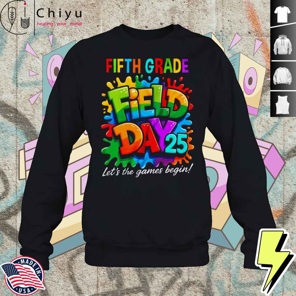 Let The Games Begin Kindergarten Field Day Teacher Kid Shirt 3 Let The Games Begin Kindergarten Field Day Teacher Kid Shirt