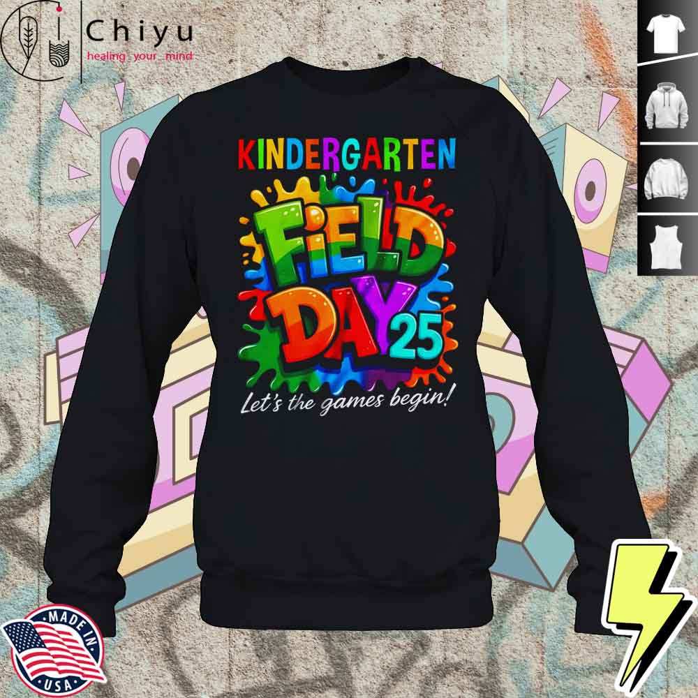 Let The Games Begin Preschool Field Day Teacher Kid Shirt 3 Let The Games Begin Preschool Field Day Teacher Kid Shirt