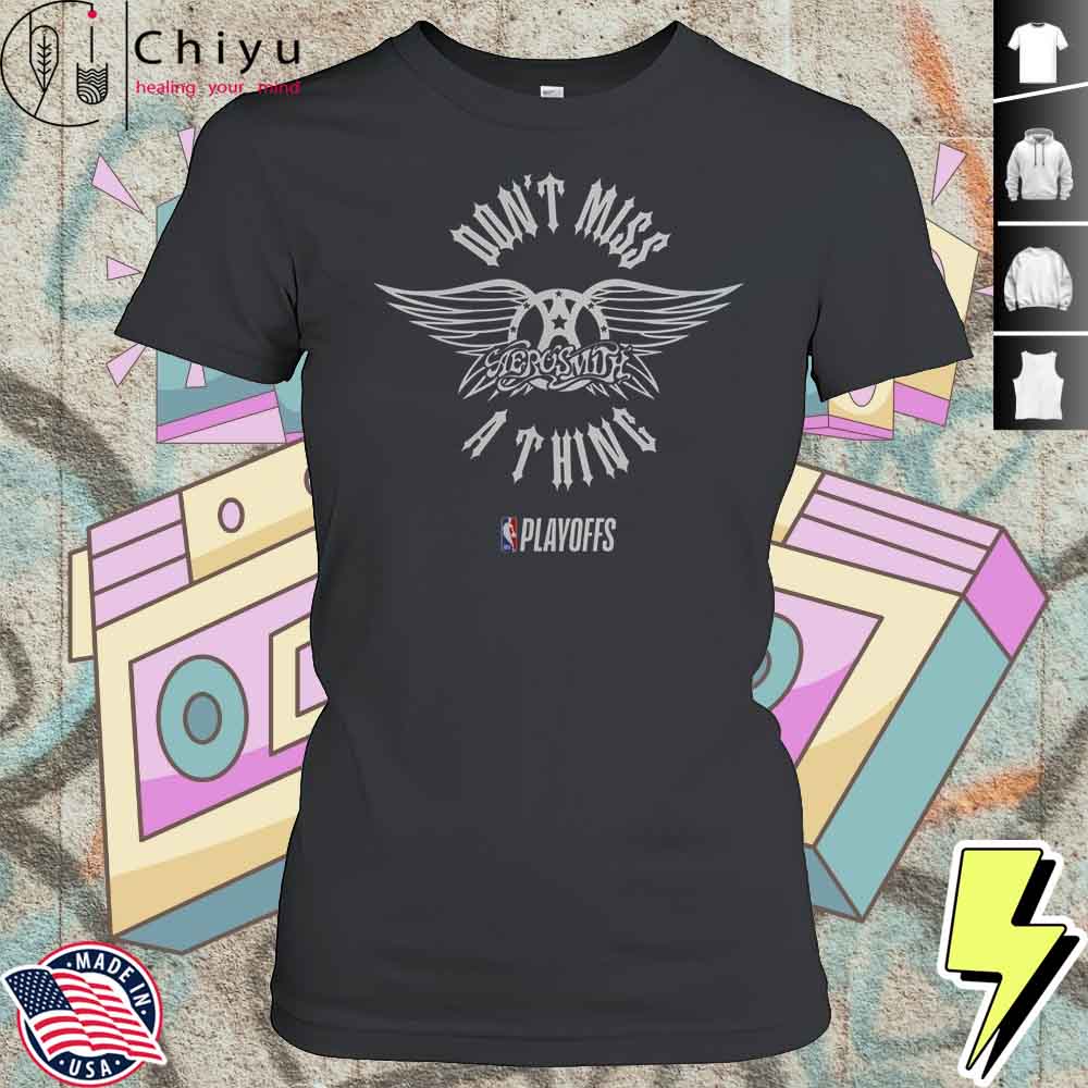 NBA Playoffs X Aerosmith T-Shirt 4 NBA Playoffs X Aerosmith T-Shirt