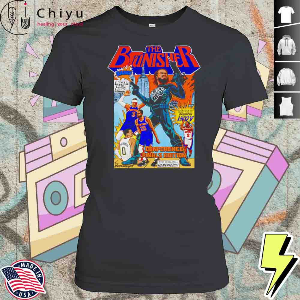 The Brunisher 2025 Conference Finals Edition Knicks Shirt 4 The Brunisher 2025 Conference Finals Edition Knicks Shirt
