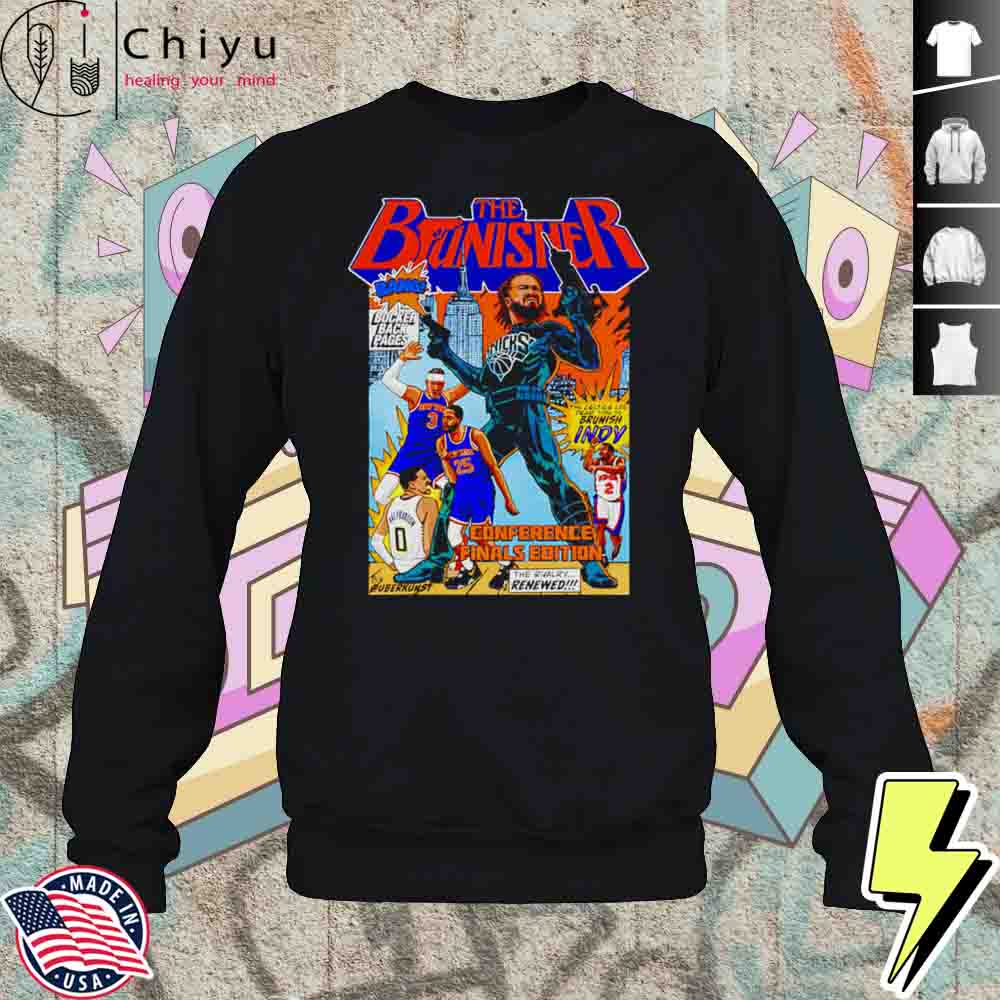 The Brunisher 2025 Conference Finals Edition Knicks Shirt 3 The Brunisher 2025 Conference Finals Edition Knicks Shirt