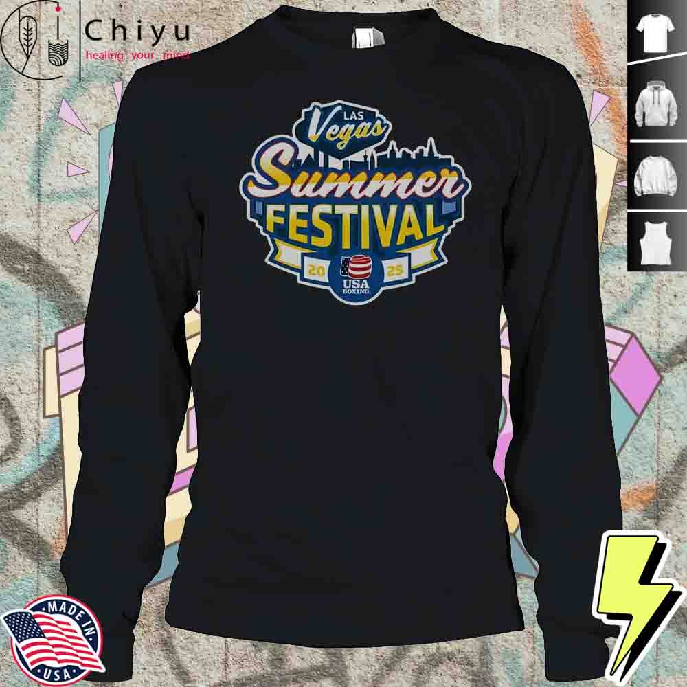 USA Boxing 2025 Las Vegas Summer Festival T-Shirt USA Boxing 2025 Las Vegas Summer Festival T-Shirt