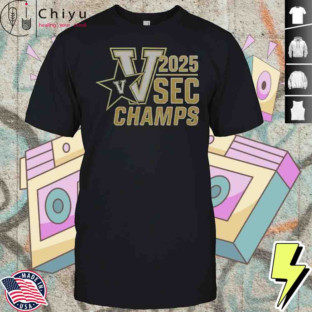 Vanderbilt Baseball 2025 SEC Champions T-Shirt Hoodie Vanderbilt Baseball 2025 SEC Champions T-Shirt Hoodie