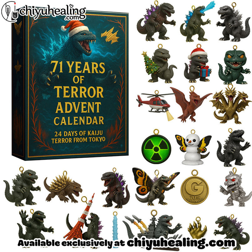 2025 Godzilla Advent Calendar, Christmas Countdown Advent Calendar Gift Box with 24 Acrylic Ornaments 2025 Godzilla Advent Calendar, Christmas Countdown Advent Calendar Gift Box with 24 Acrylic Ornaments