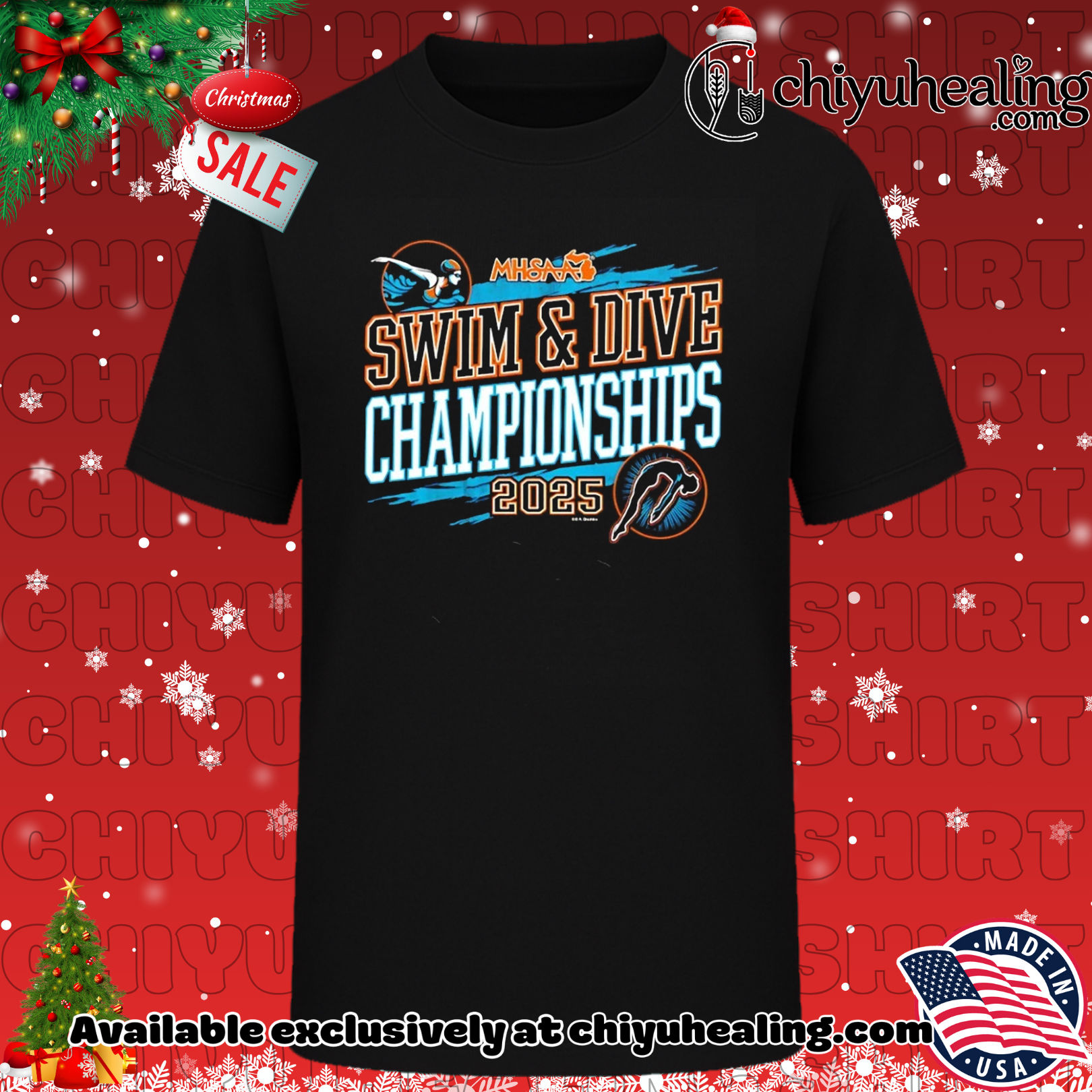 2025 MHSAA Girls Swim & Dive Championships logo shirt, Hoodie, Sweatshirt, Poster Canvas, Mug, Ornaments