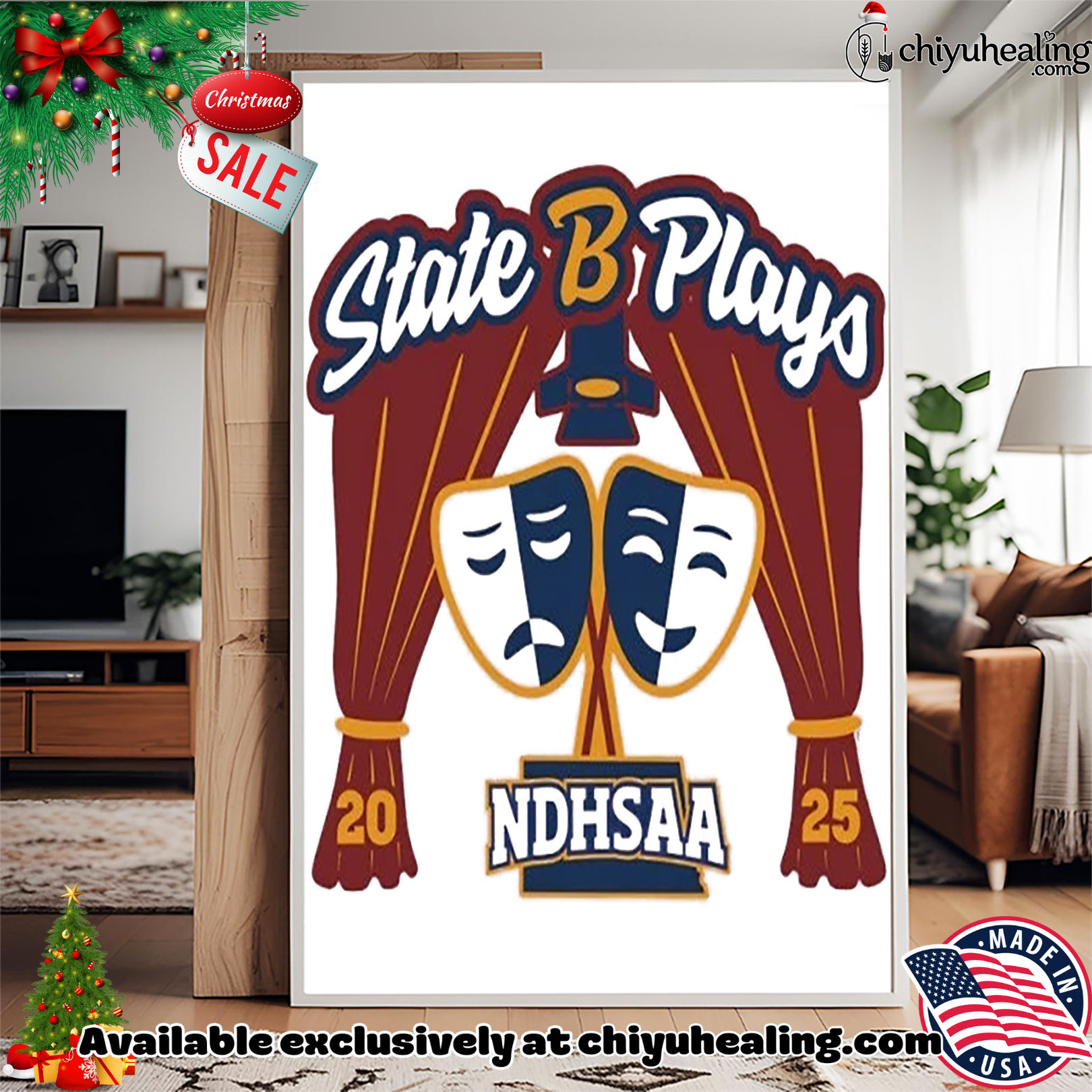 2025 NDHSAA Class B Plays Championship Christmas ornament, Hoodie, Sweatshirt, Poster Canvas, Mug, Ornaments 2025 NDHSAA Class B Plays Championship Christmas ornament, Hoodie, Sweatshirt, Poster Canvas, Mug, Ornaments