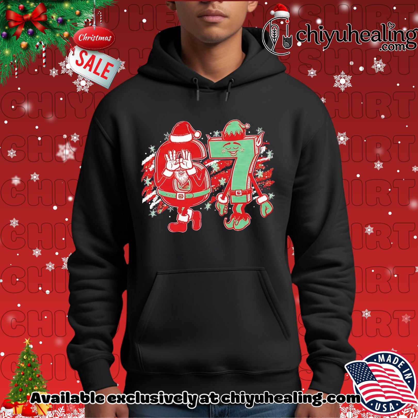 67 Christmas Griddy icon shirt, Hoodie, Sweatshirt, Poster Canvas, Mug, Ornaments