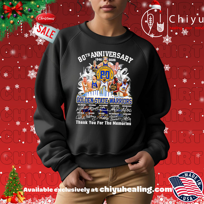 80th anniversary 1946 2026 Golden State Warriors thank you for the memories shirt, Hoodie, Sweatshirt, Poster Canvas, Mug, Ornaments 80th anniversary 1946 2026 Golden State Warriors thank you for the memories shirt, Hoodie, Sweatshirt, Poster Canvas, Mug, Ornaments