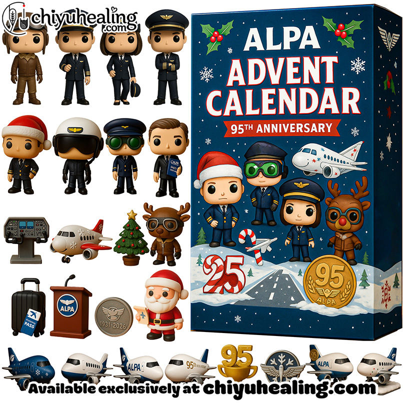 ALPA 95th Anniversary Advent Calendar, Christmas Countdown Advent Calendar Gift Box with 24 Acrylic Ornaments