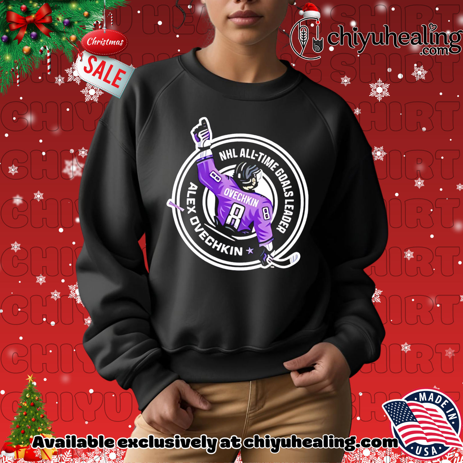 Alex Ovechkin NHL All-Time Goals Leader shirt, Hoodie, Sweatshirt, Poster Canvas, Mug, Ornaments Alex Ovechkin NHL All-Time Goals Leader shirt, Hoodie, Sweatshirt, Poster Canvas, Mug, Ornaments