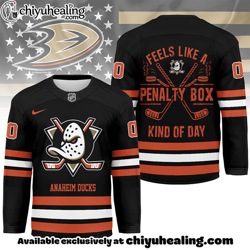 Anaheim Ducks - Premium NHL Feels Like a Penalty Day Long Jersey