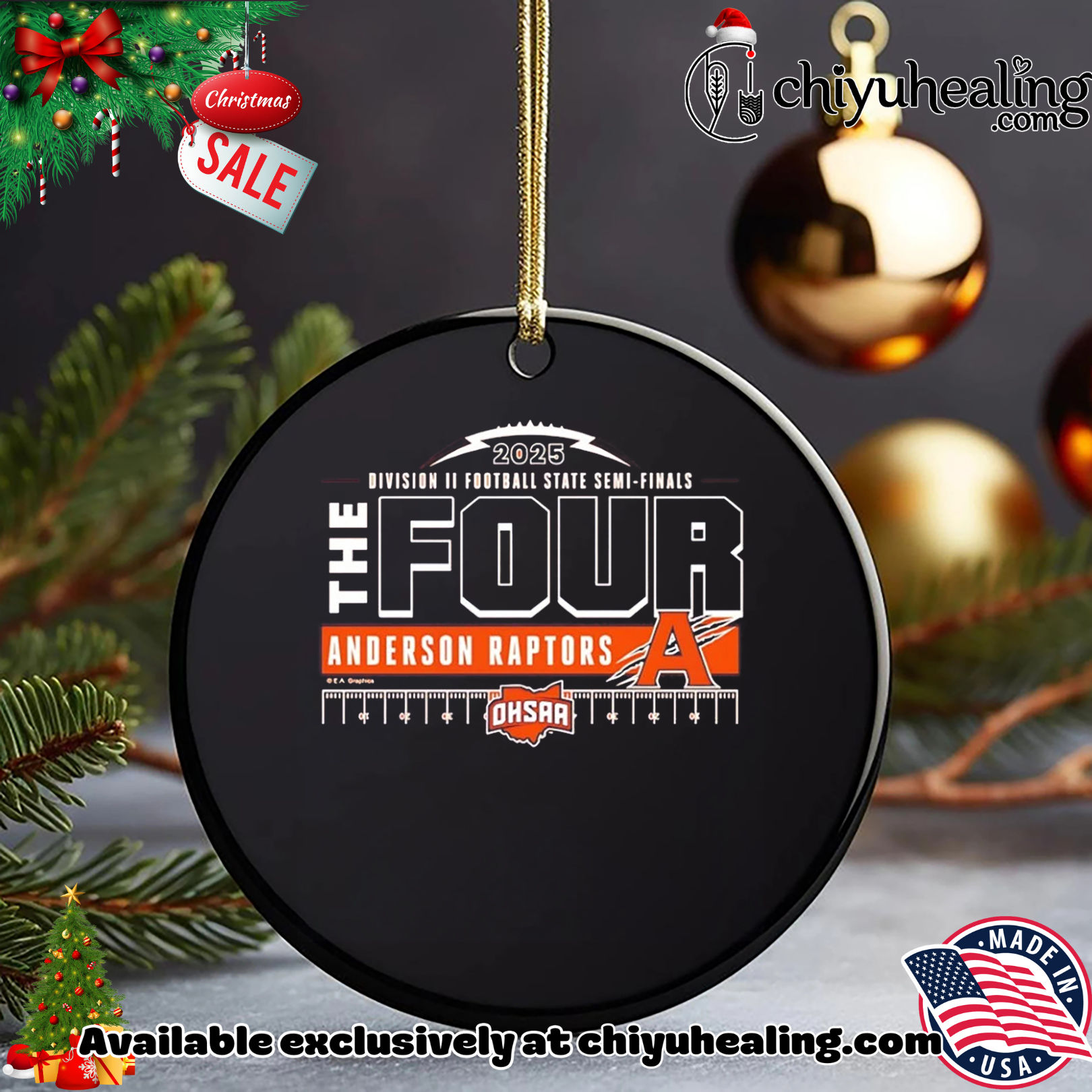 Anderson Raptors 2025 MHSAA Football D2 The Four shirt, Hoodie, Sweatshirt, Poster Canvas, Mug, Ornaments Anderson Raptors 2025 MHSAA Football D2 The Four shirt, Hoodie, Sweatshirt, Poster Canvas, Mug, Ornaments