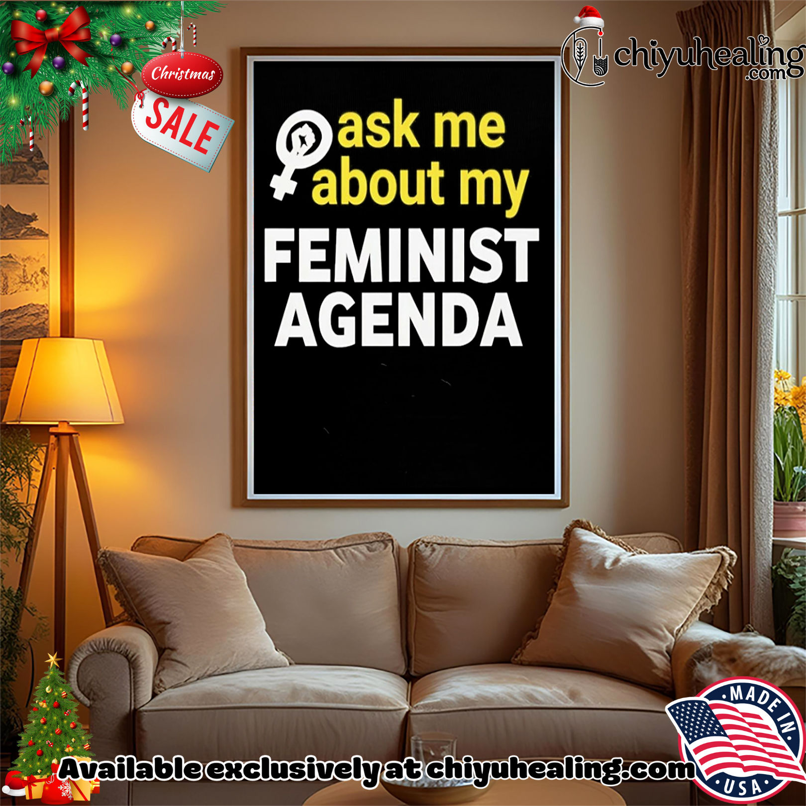 Ask me about Feminist Agenda shirt, Hoodie, Sweatshirt, Poster Canvas, Mug, Ornaments Ask me about Feminist Agenda shirt, Hoodie, Sweatshirt, Poster Canvas, Mug, Ornaments