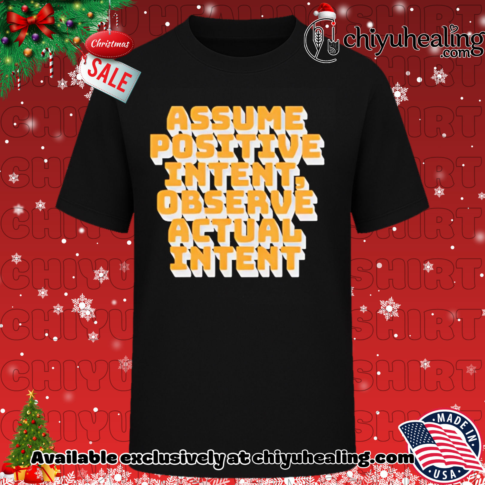 Assume positive intent observe actual intent shirt, Hoodie, Sweatshirt, Poster Canvas, Mug, Ornaments