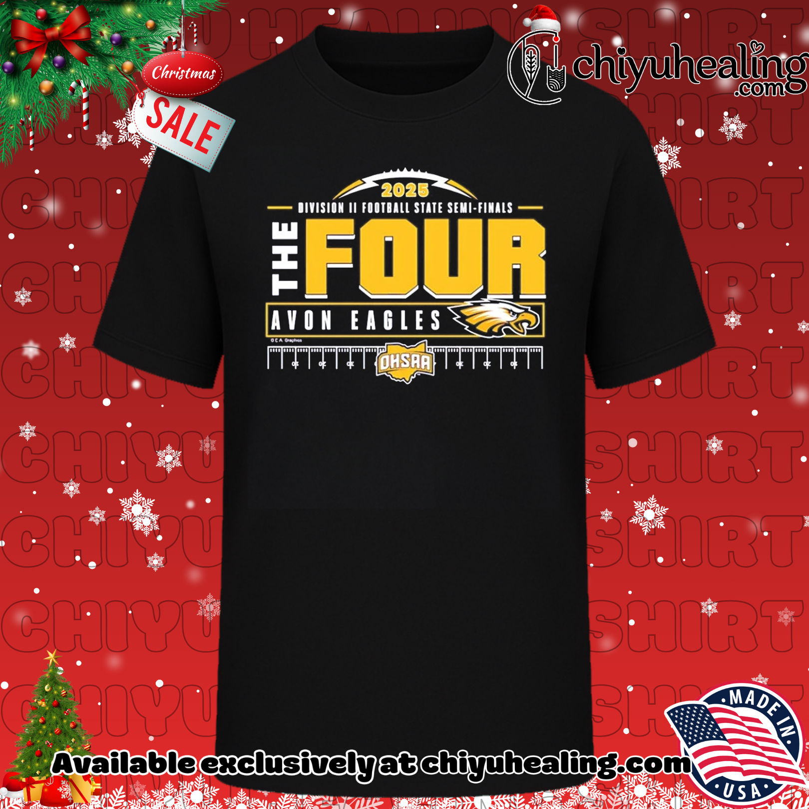Avon Eagles 2025 MHSAA Football D2 The Four shirt, Hoodie, Sweatshirt, Poster Canvas, Mug, Ornaments 6 Avon Eagles 2025 MHSAA Football D2 The Four shirt, Hoodie, Sweatshirt, Poster Canvas, Mug, Ornaments