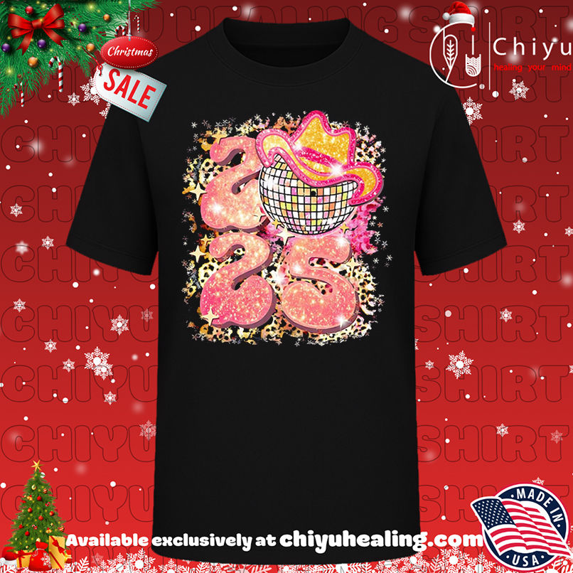 Awesome 2025 Disco Cowboy Hat shirt, Hoodie, Sweatshirt, Poster Canvas, Mug, Ornaments