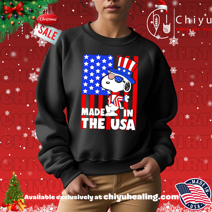 Awesome Snoopy America flag made in the usa shirt, Hoodie, Sweatshirt, Poster Canvas, Mug, Ornaments Awesome Snoopy America flag made in the usa shirt, Hoodie, Sweatshirt, Poster Canvas, Mug, Ornaments
