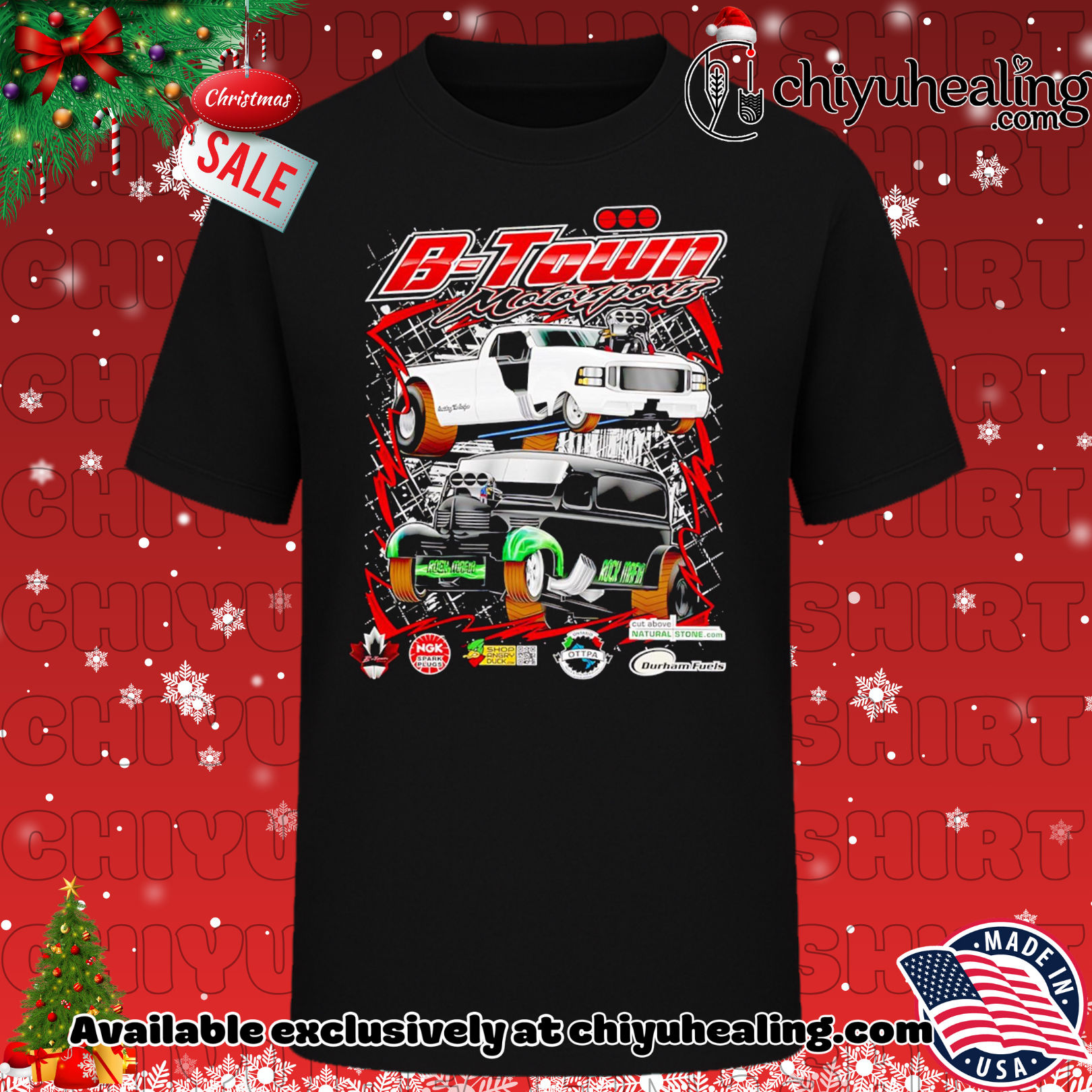 B-Town Motorsports graphic design style shirt, Hoodie, Sweatshirt, Poster Canvas, Mug, Ornaments