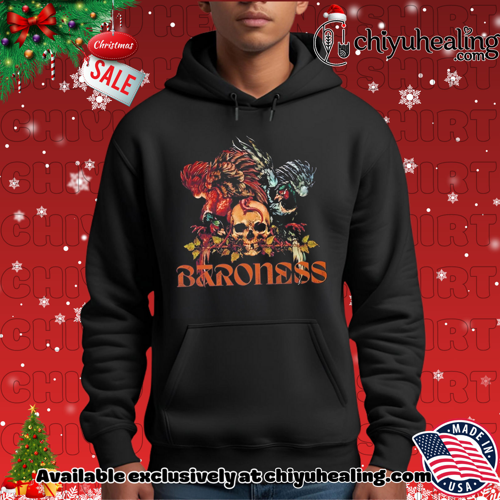 Baroness Pheasants skull shirt, Hoodie, Sweatshirt, Poster Canvas, Mug, Ornaments