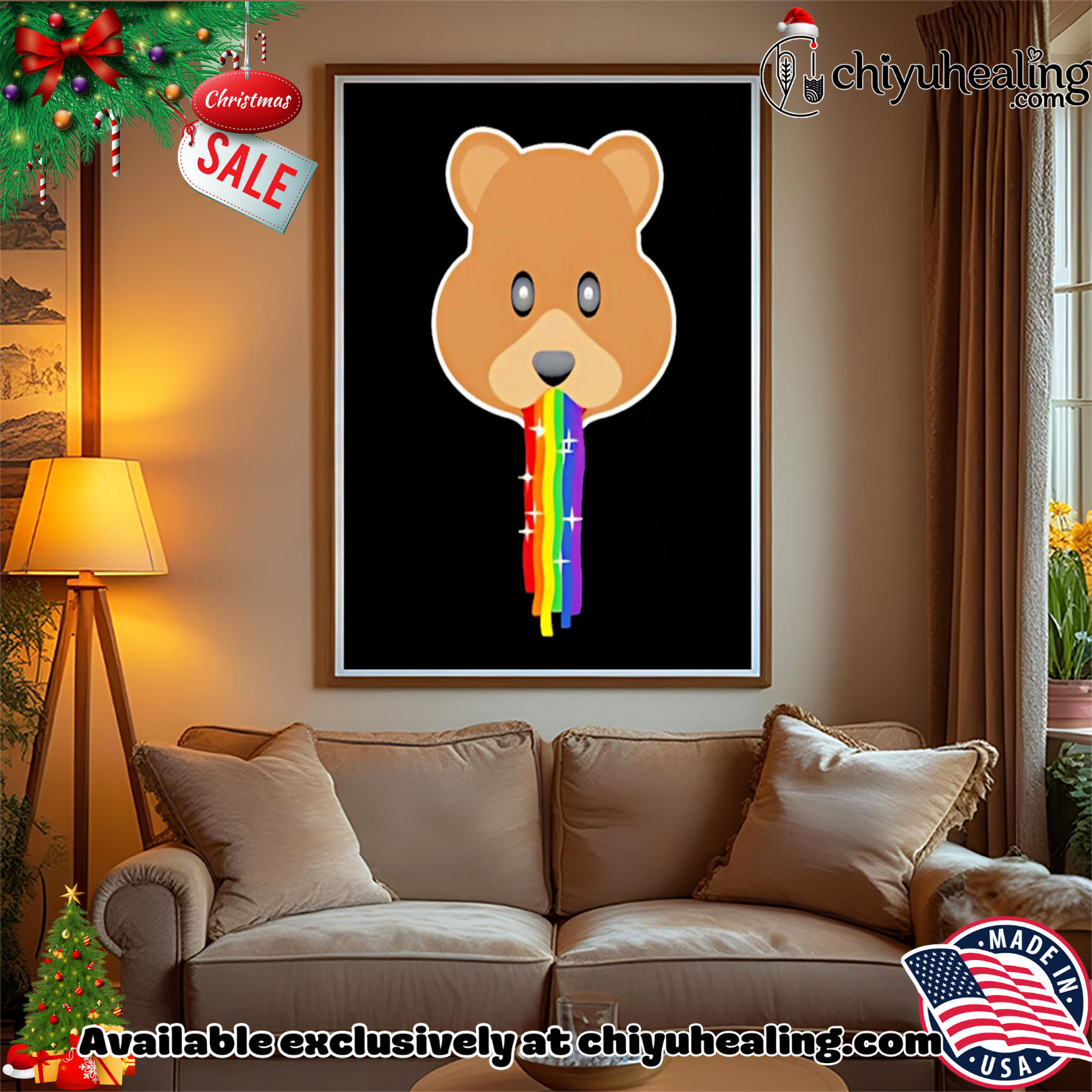 Bear rainbow stick out tongue shirt, Hoodie, Sweatshirt, Poster Canvas, Mug, Ornaments Bear rainbow stick out tongue shirt, Hoodie, Sweatshirt, Poster Canvas, Mug, Ornaments