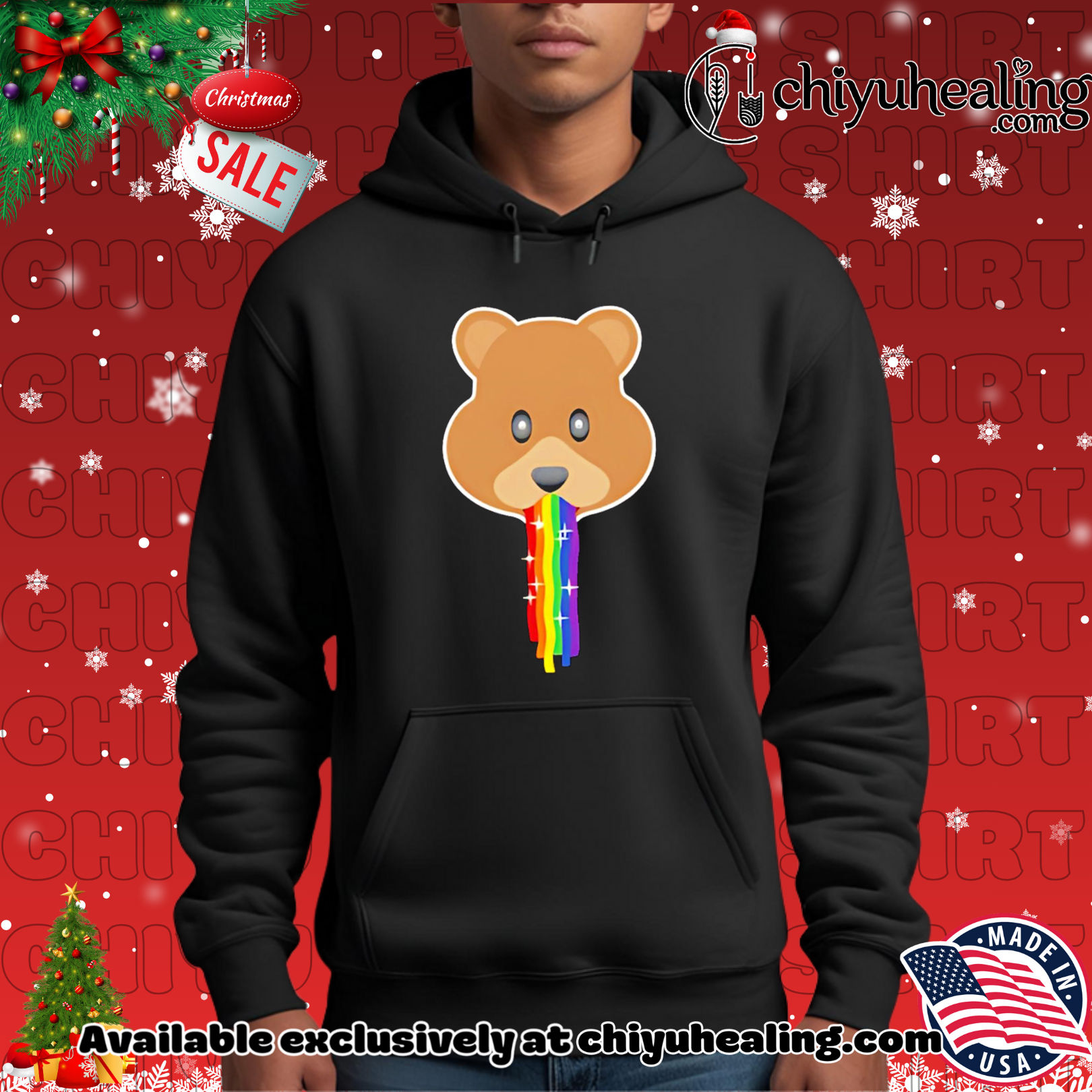 Bear rainbow stick out tongue shirt, Hoodie, Sweatshirt, Poster Canvas, Mug, Ornaments 2 Bear rainbow stick out tongue shirt, Hoodie, Sweatshirt, Poster Canvas, Mug, Ornaments