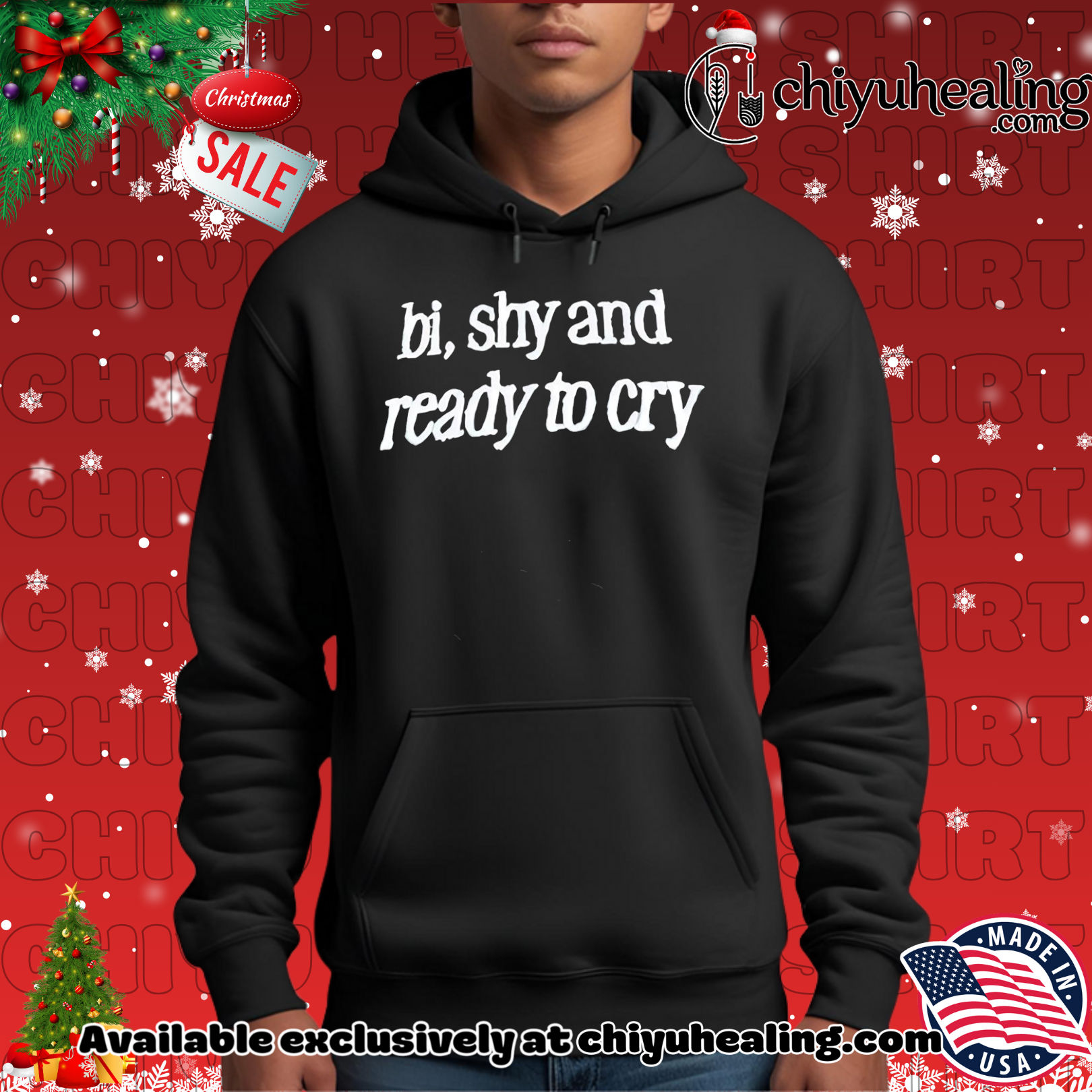 Bi shy and ready to cry shirt, Hoodie, Sweatshirt, Poster Canvas, Mug, Ornaments 2 Bi shy and ready to cry shirt, Hoodie, Sweatshirt, Poster Canvas, Mug, Ornaments