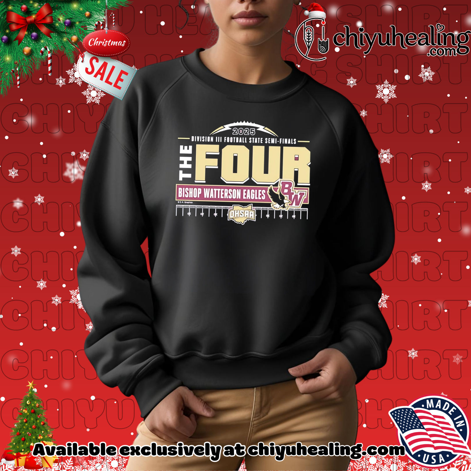 Bishop Watterson Eagles 2025 MHSAA Football D3 The Four shirt, Hoodie, Sweatshirt, Poster Canvas, Mug, Ornaments 2 Bishop Watterson Eagles 2025 MHSAA Football D3 The Four shirt, Hoodie, Sweatshirt, Poster Canvas, Mug, Ornaments