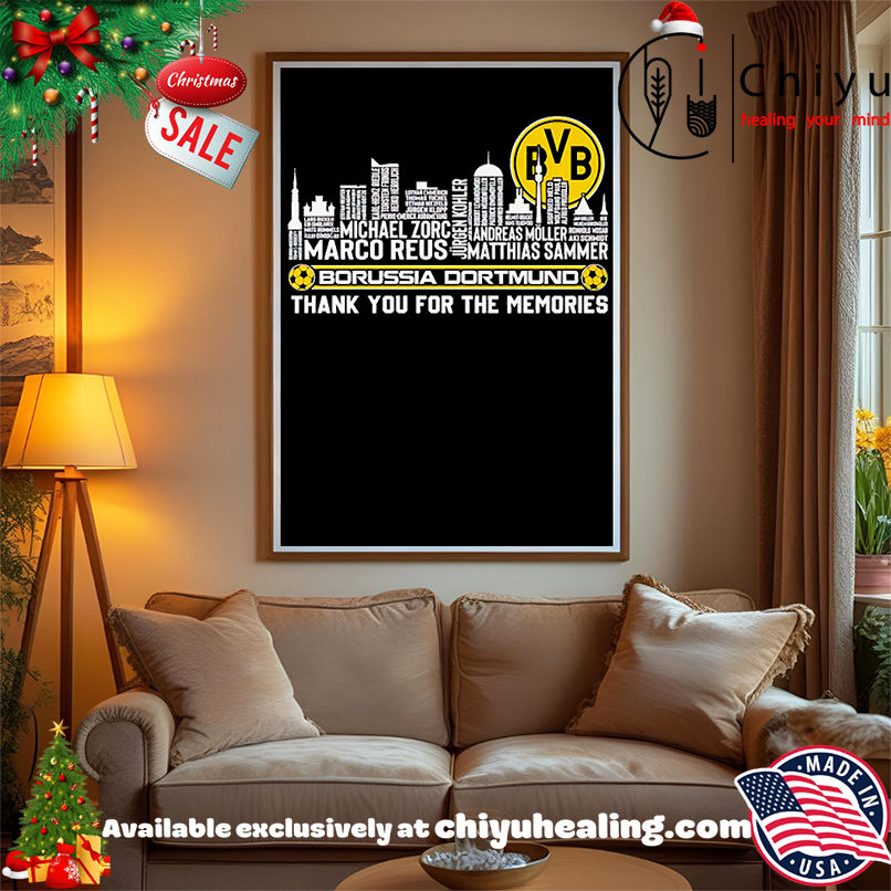 Borussia Dortmund thank you for the memories skyline name shirt, Hoodie, Sweatshirt, Poster Canvas, Mug, Ornaments Borussia Dortmund thank you for the memories skyline name shirt, Hoodie, Sweatshirt, Poster Canvas, Mug, Ornaments