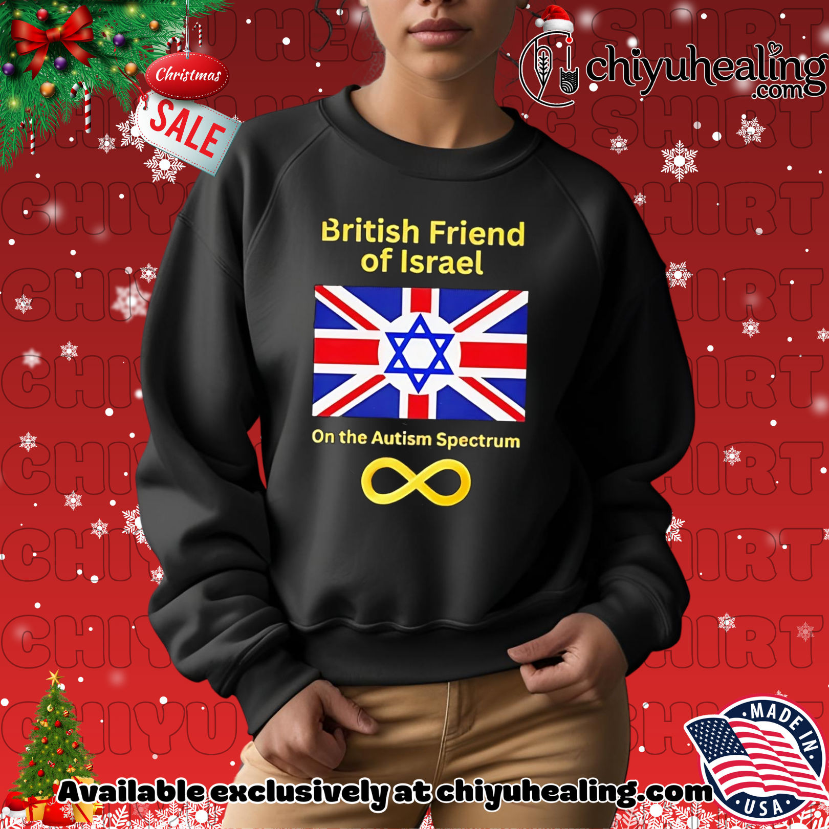 British Friend of Israel on the Autism Spectrum flag shirt, Hoodie, Sweatshirt, Poster Canvas, Mug, Ornaments British Friend of Israel on the Autism Spectrum flag shirt, Hoodie, Sweatshirt, Poster Canvas, Mug, Ornaments