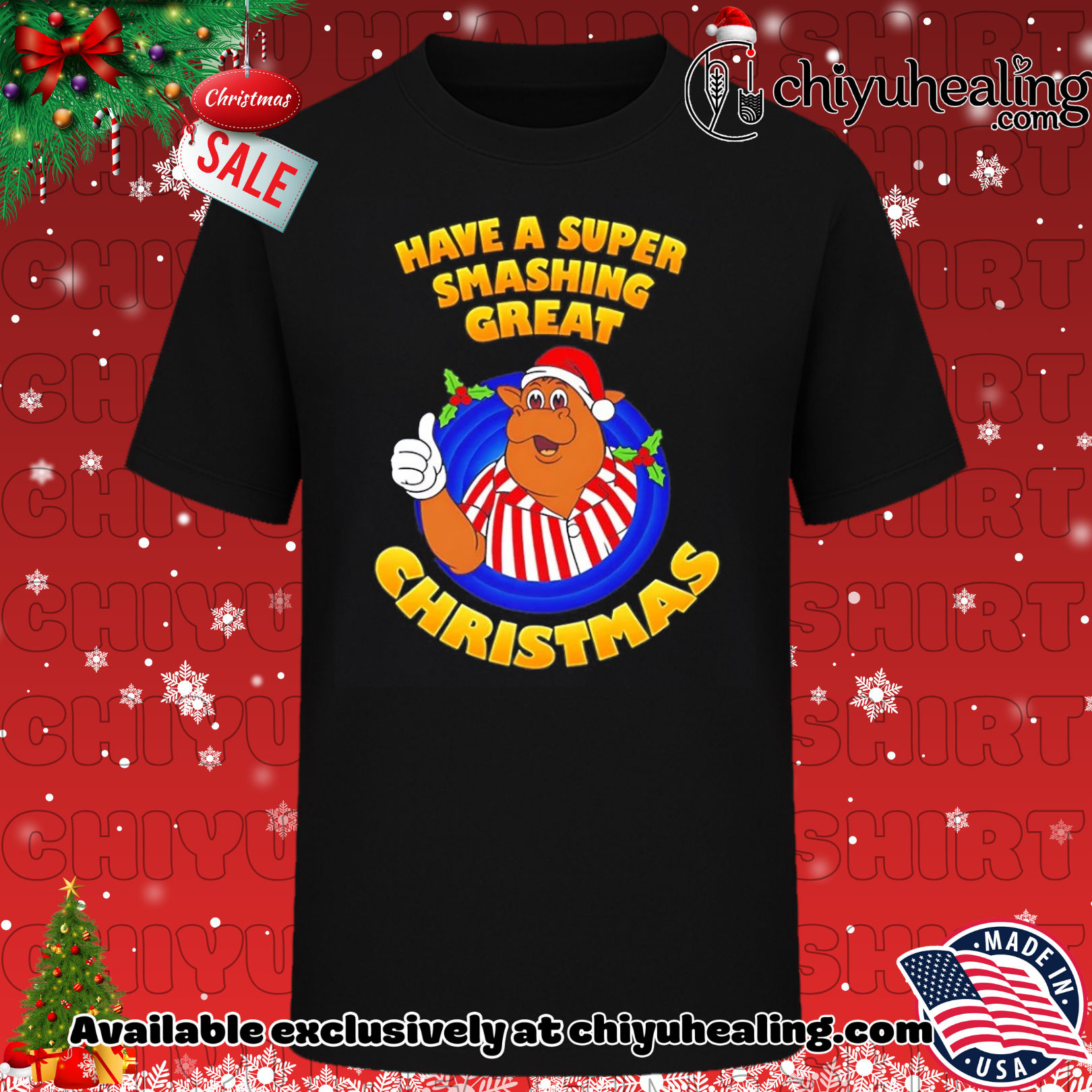 Bullseye Have a Super Smashing Great Christmas shirt, Hoodie, Sweatshirt, Poster Canvas, Mug, Ornaments 6 Bullseye Have a Super Smashing Great Christmas shirt, Hoodie, Sweatshirt, Poster Canvas, Mug, Ornaments