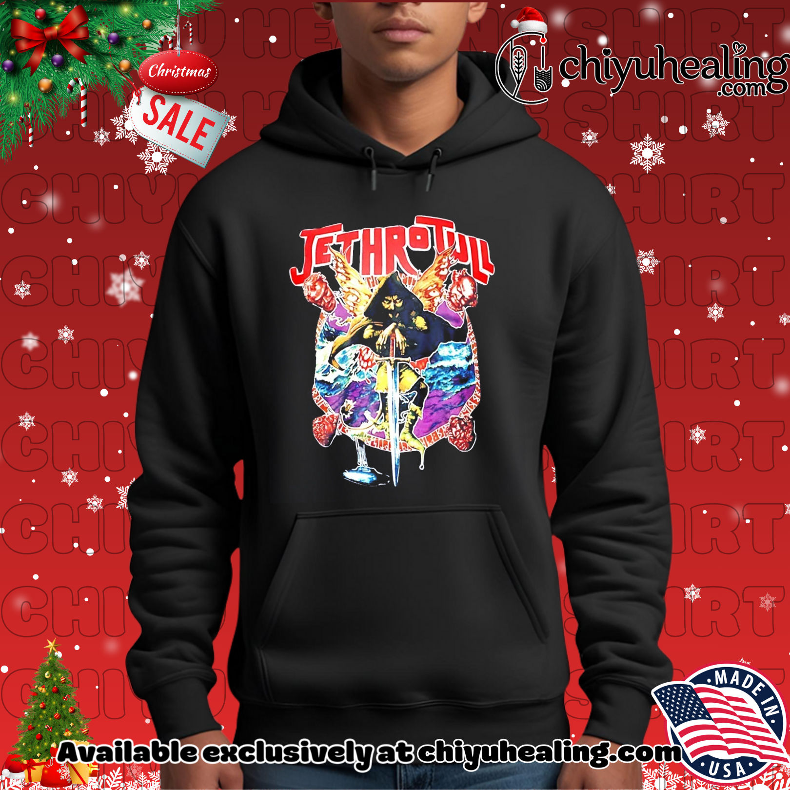 Calen Bullock Houston Texans wearing Jethrotull shirt, Hoodie, Sweatshirt, Poster Canvas, Mug, Ornaments
