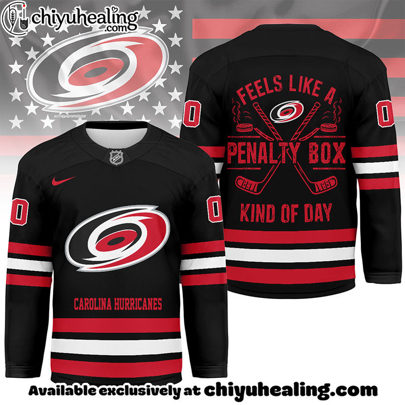 Carolina Hurricanes - Premium NHL Feels Like a Penalty Day Long Jersey