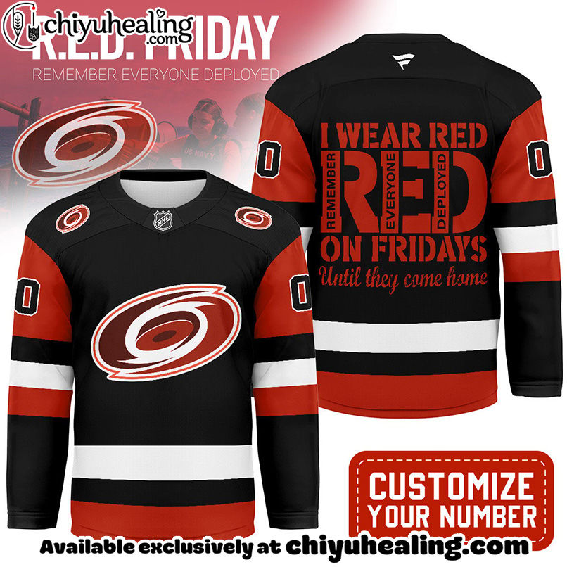 Carolina Hurricanes - Premium NHL Red Friday Hockey Jersey