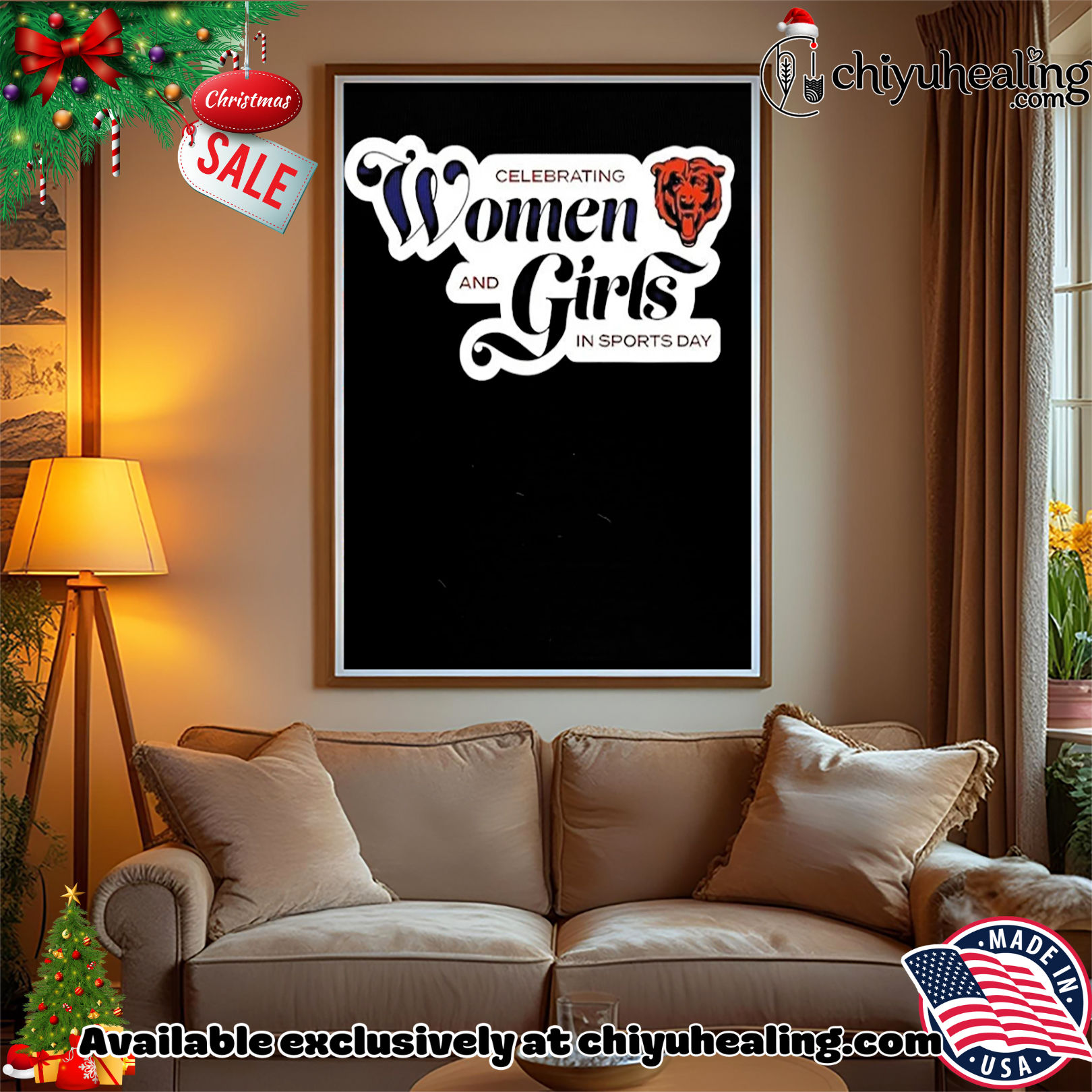 Chicago Bears 2025 Celebrating Women and Girls In Sports Day shirt, Hoodie, Sweatshirt, Poster Canvas, Mug, Ornaments Chicago Bears 2025 Celebrating Women and Girls In Sports Day shirt, Hoodie, Sweatshirt, Poster Canvas, Mug, Ornaments