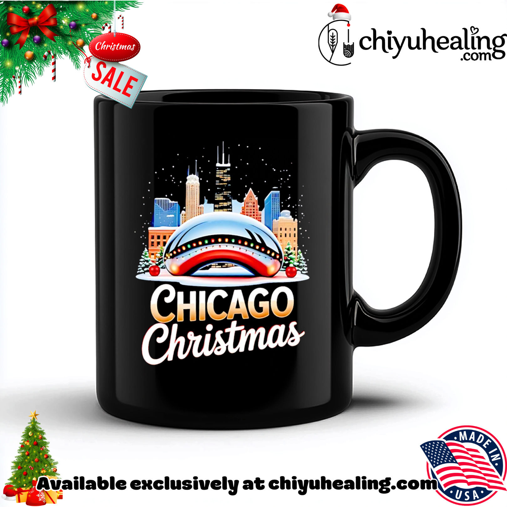 Chicago Christmas Cloud Gate The Bean city 2025 shirt, Hoodie, Sweatshirt, Poster Canvas, Mug, Ornaments 6 Chicago Christmas Cloud Gate The Bean city 2025 shirt, Hoodie, Sweatshirt, Poster Canvas, Mug, Ornaments