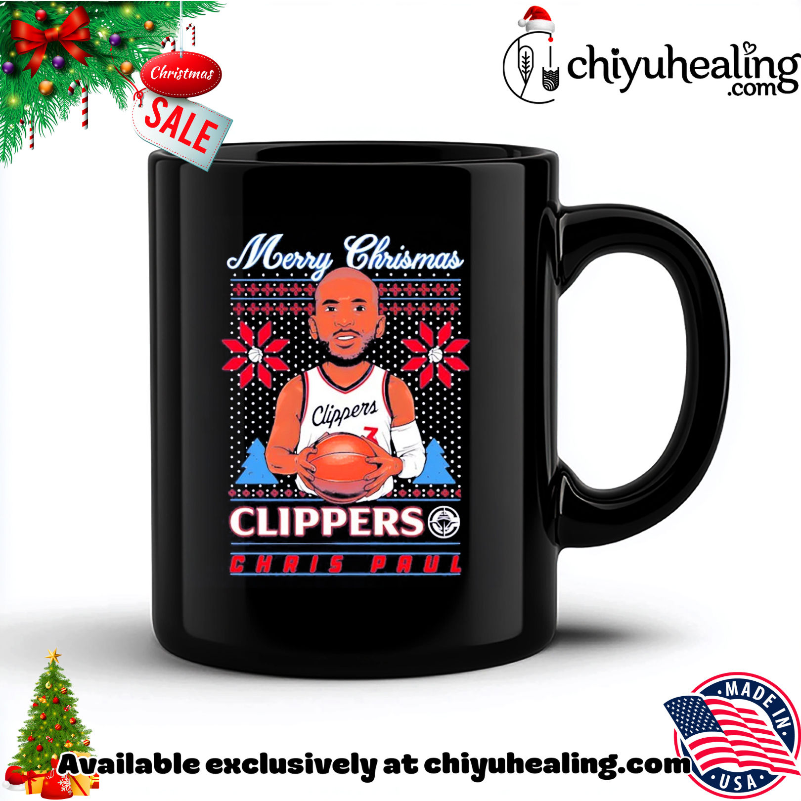 Chris Paul Los Angeles Clippers Merry Christmas ugly shirt, Hoodie, Sweatshirt, Poster Canvas, Mug, Ornaments 5 Chris Paul Los Angeles Clippers Merry Christmas ugly shirt, Hoodie, Sweatshirt, Poster Canvas, Mug, Ornaments
