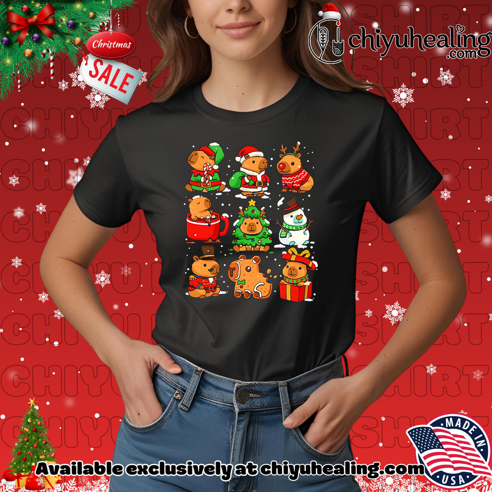 Christmas Capybaras 2025 cute style shirt, Hoodie, Sweatshirt, Poster Canvas, Mug, Ornaments 7 Christmas Capybaras 2025 cute style shirt, Hoodie, Sweatshirt, Poster Canvas, Mug, Ornaments