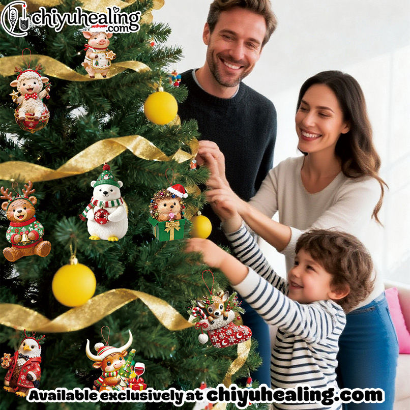 Christmas Pet Pendant Advent Caleandar 2025, Christmas Countdown Advent Calendar Gift Box with 24 Acrylic Ornaments 4 Christmas Pet Pendant Advent Caleandar 2025, Christmas Countdown Advent Calendar Gift Box with 24 Acrylic Ornaments